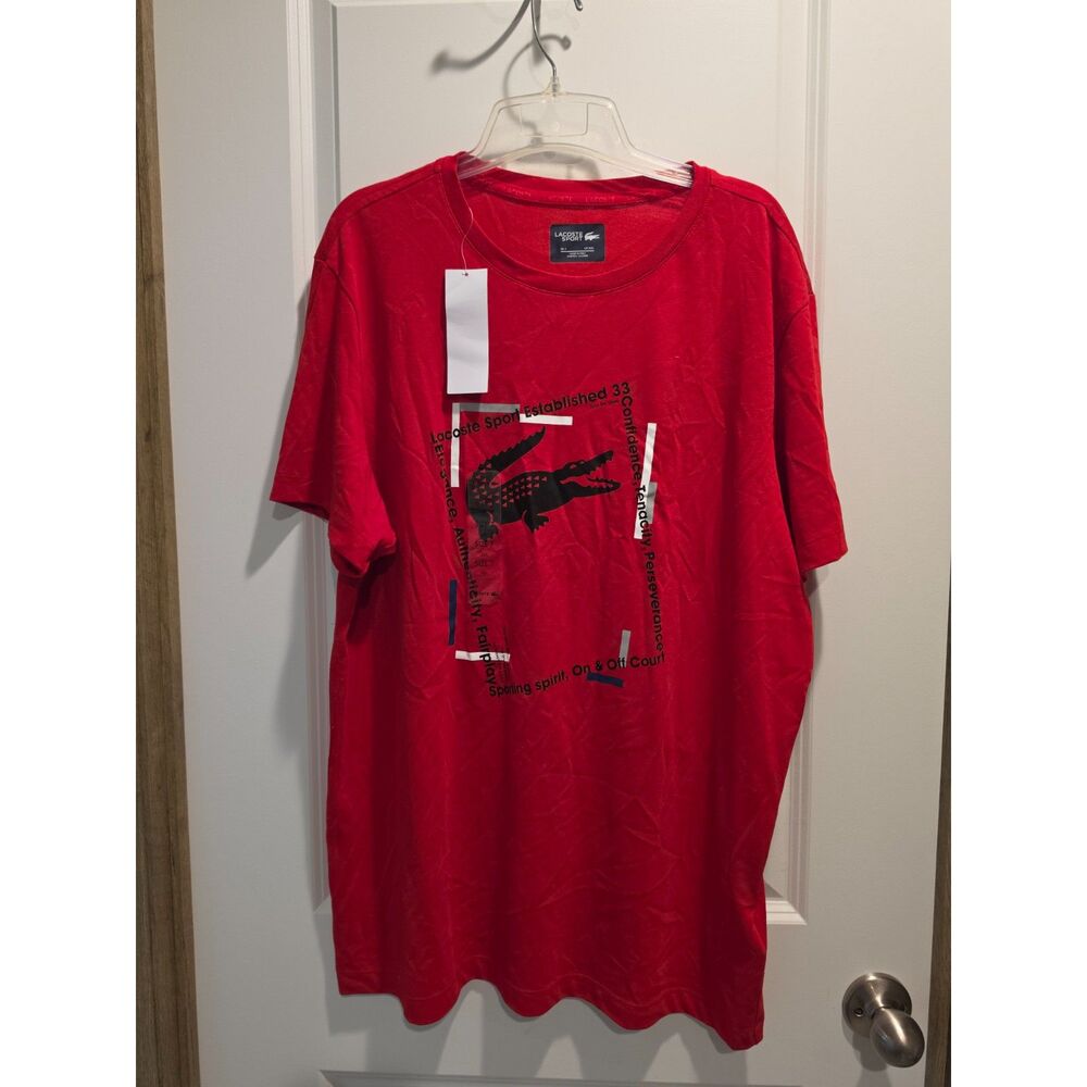 NWT Lacoste Sport Ultra Dry T-Shirt XXL
